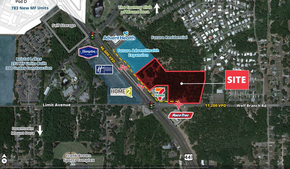 US Highway 441, Mount Dora, FL for sale - Aerial - Image 1 of 1