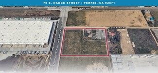 Plus de détails pour 75 E Nance St, Perris, CA - Terrain à louer