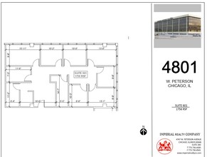 4801 W Peterson Ave, Chicago, IL à louer Plan d  tage- Image 1 de 6