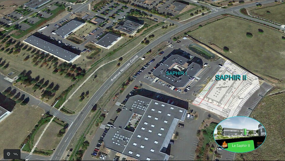 Office in Chartres for lease - Aerial - Image 2 of 11