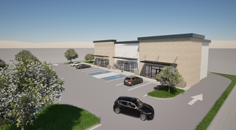 Proposed 4,000 SF Retail Center W/Drive Thru - Restaurant avec service au volant