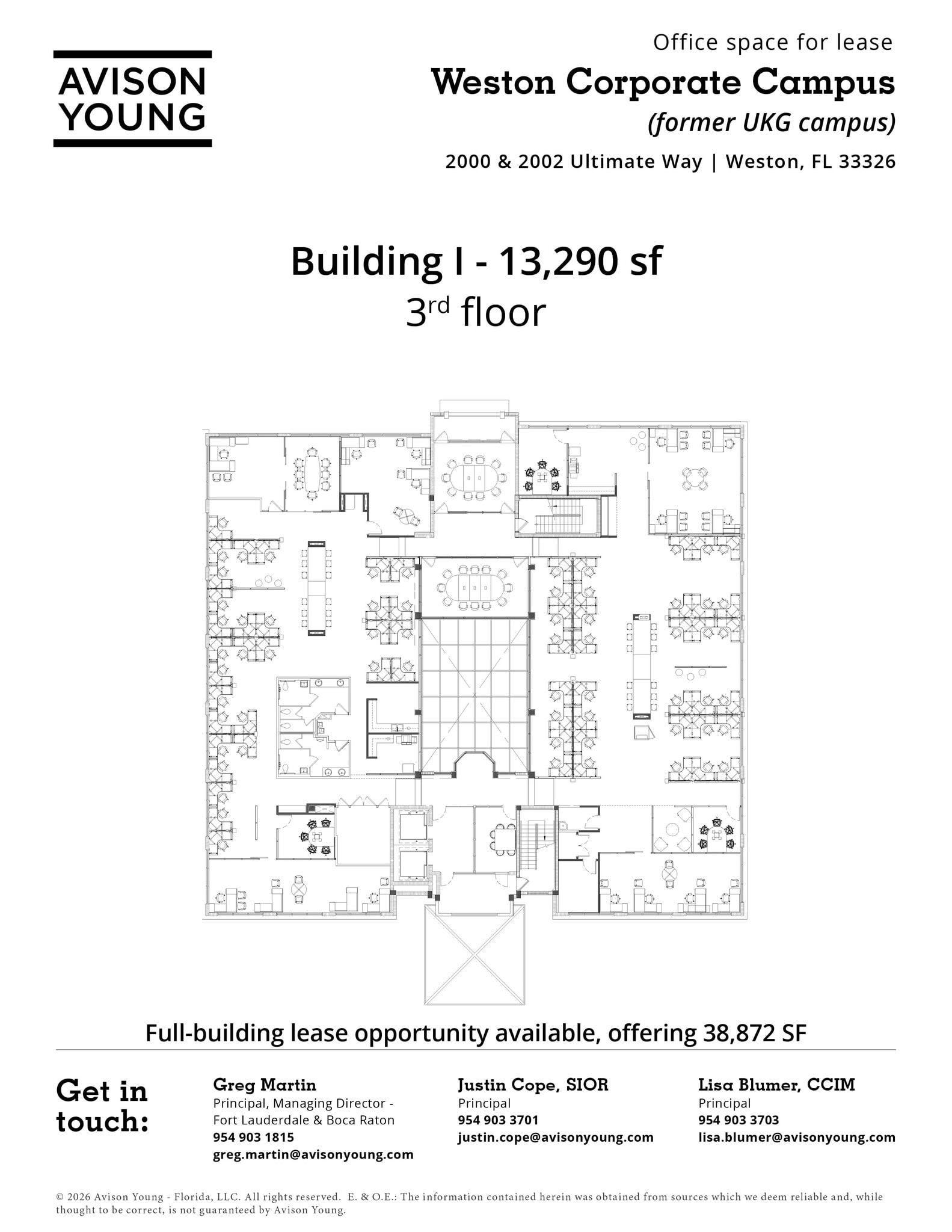 2000 Ultimate Way, Weston, FL for lease Floor Plan- Image 1 of 1