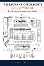 10707-10719 Rodeo Dr, Bradenton, FL for lease Floor Plan- Image 1 of 3