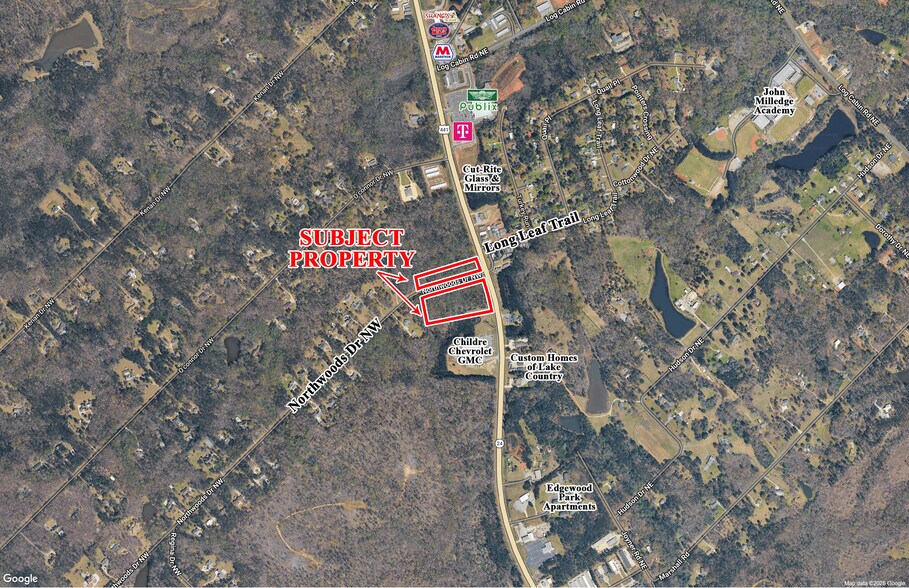 2730 Columbia st, Milledgeville, GA à vendre - Aérien - Image 2 de 3
