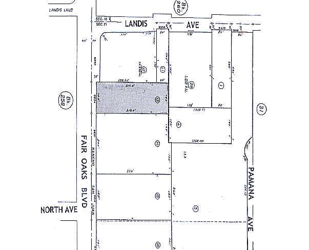 6830-6834 Fair Oaks Blvd, Carmichael, CA for lease - Plat Map - Image 2 of 6