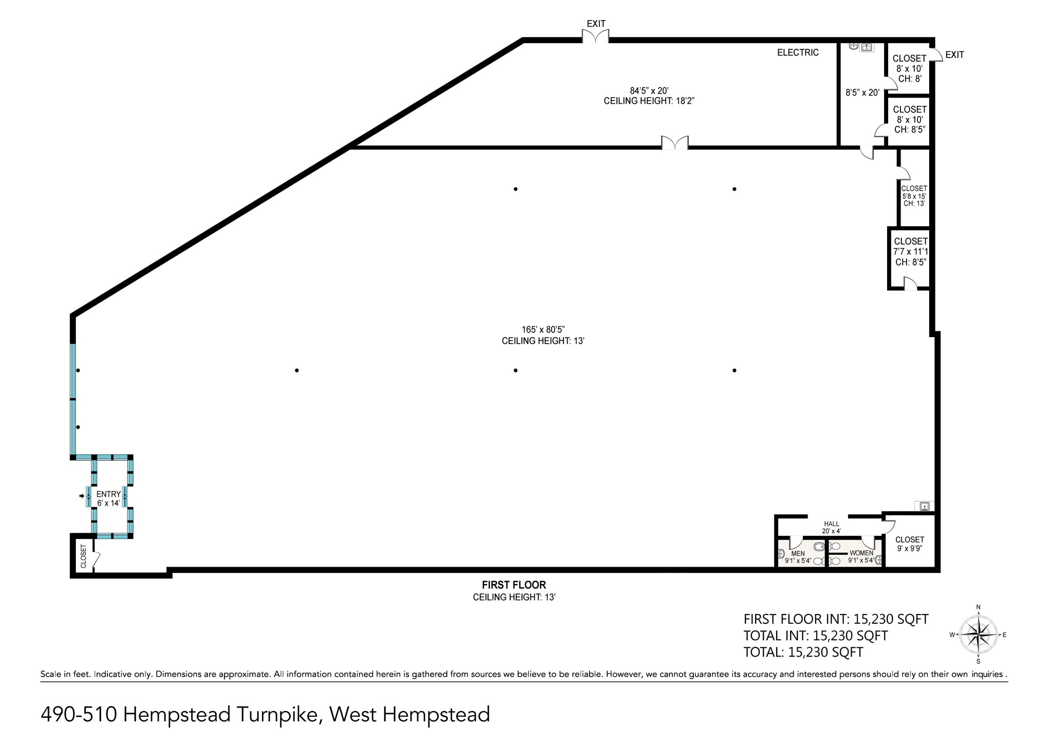 490-520 Hempstead Tpke, West Hempstead, NY for lease Floor Plan- Image 1 of 5