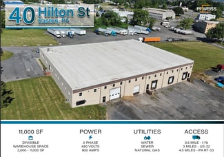 More details for 40 Hilton St, Easton, PA - Industrial for Lease