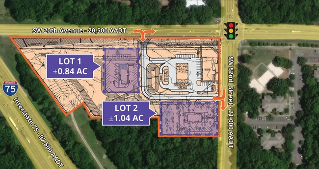 Plus de détails pour SW 20th Ave & SW 52nd St, Gainesville, FL - Terrain à vendre