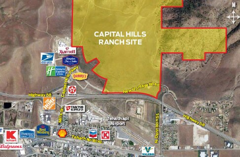 Plus de détails pour Capital Hills Pky, Tehachapi, CA - Terrain à vendre