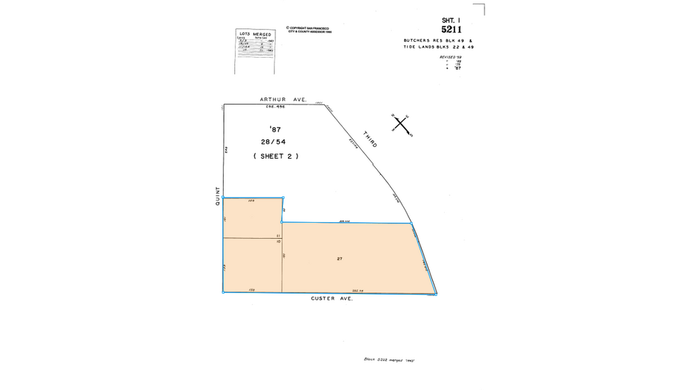 3550 3rd St, San Francisco, CA à louer - Plan cadastral - Image 3 de 3