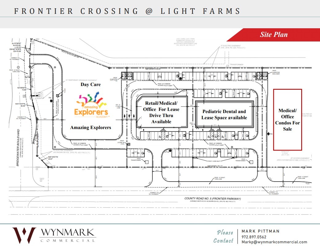 1580 -1640 W Frontier Parkway, Prosper, TX à vendre Plan de site- Image 1 de 1