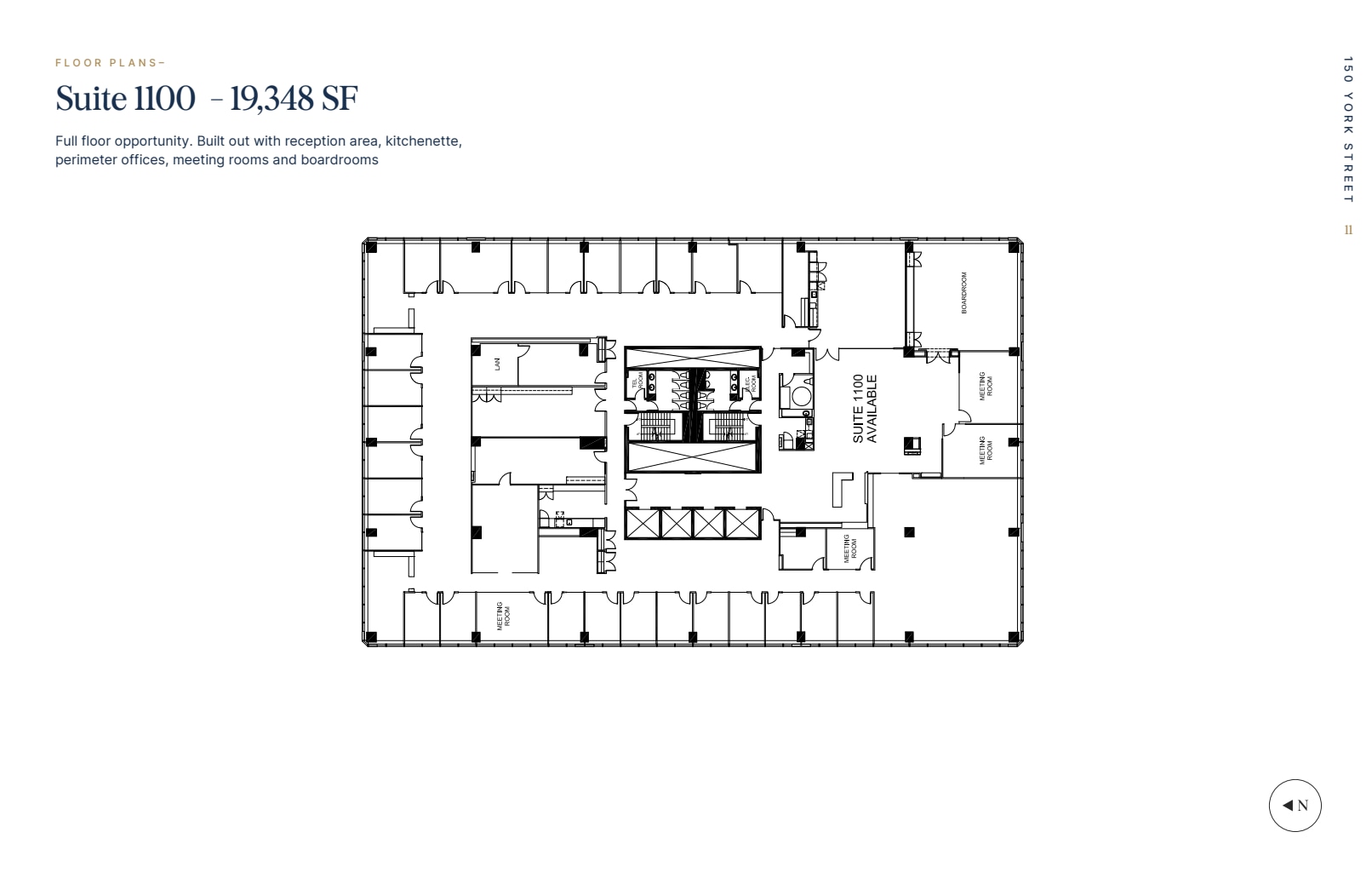 150 York St, Toronto, ON for lease Floor Plan- Image 1 of 1