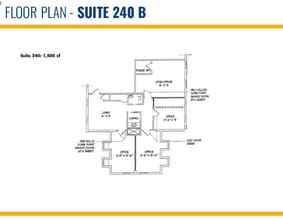 1300 York Rd, Lutherville Timonium, MD à louer Plan d’étage- Image 1 de 1