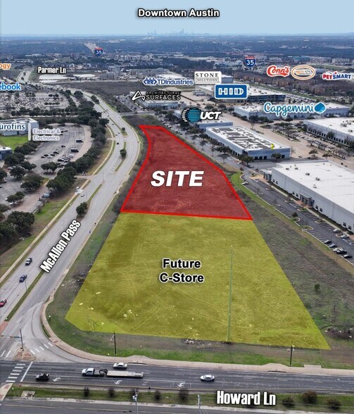 SWQ of Howard Ln & McAllen Pass, Austin, TX à vendre - Photo du bâtiment - Image 1 de 1