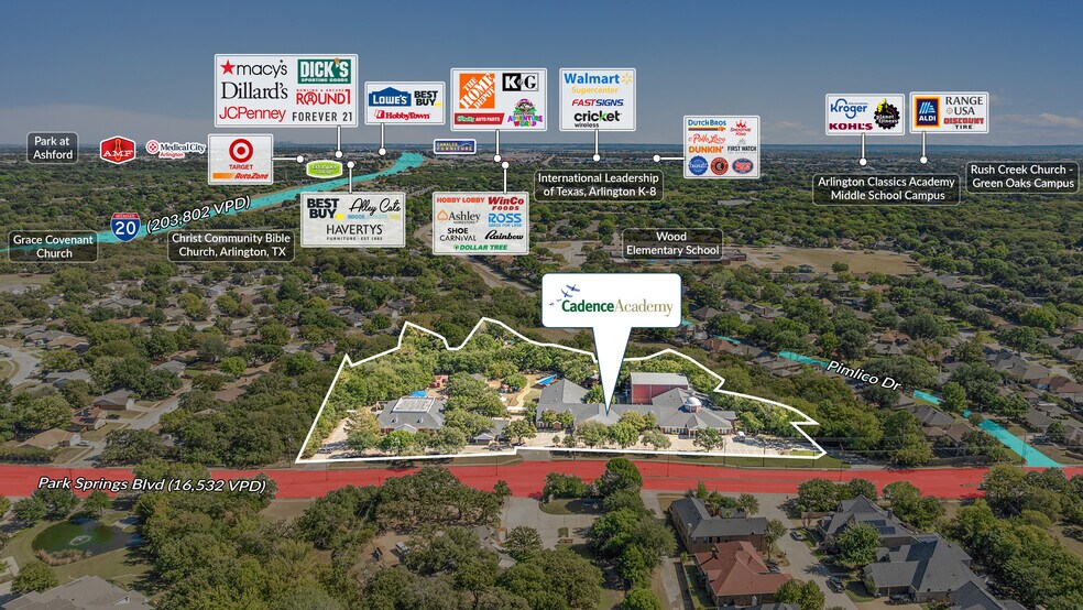 4615 Park Springs Blvd, Arlington, TX à vendre - Photo du bâtiment - Image 2 de 5