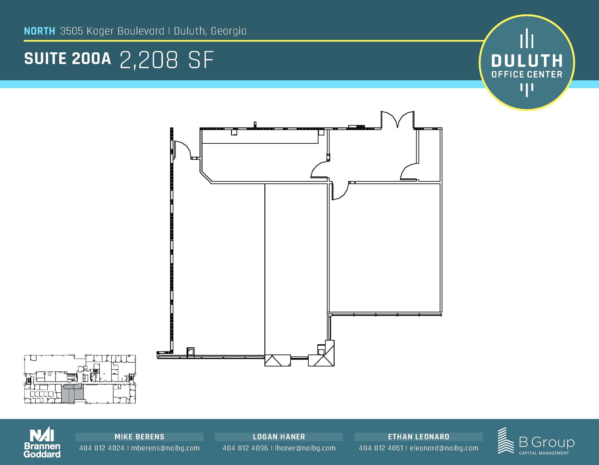 3505 Koger Blvd, Duluth, GA for lease Floor Plan- Image 1 of 1