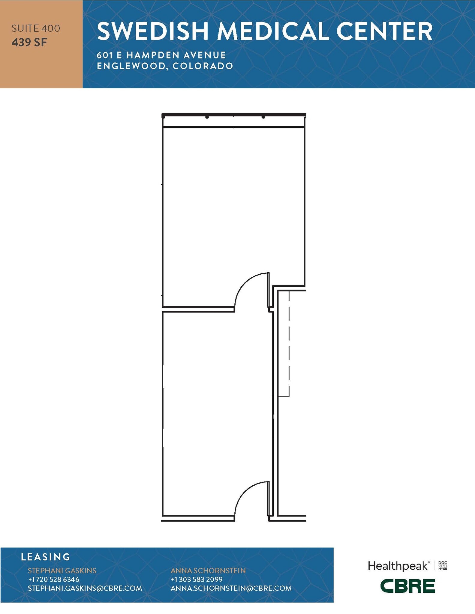 701 E Hampden Ave, Englewood, CO for lease Floor Plan- Image 1 of 1
