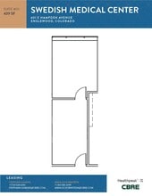 701 E Hampden Ave, Englewood, CO for lease Floor Plan- Image 1 of 1