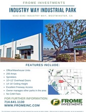 6342-6348 Industry Way, Westminster, CA for lease Interior Photo- Image 2 of 9