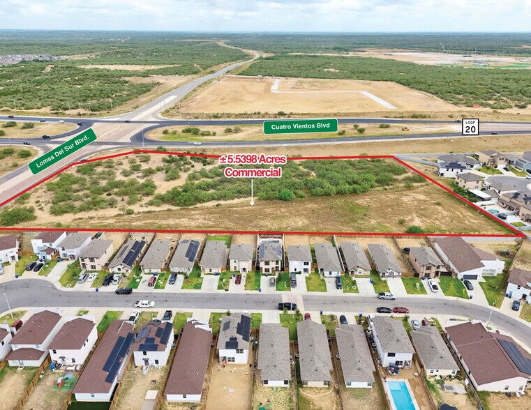 0000 Lomas Del Sur Blvd, Laredo, TX à vendre - Aérien - Image 2 de 5