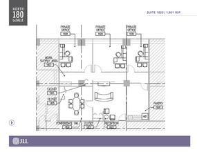 180 N LaSalle St, Chicago, IL à louer Plan d’étage- Image 1 de 1