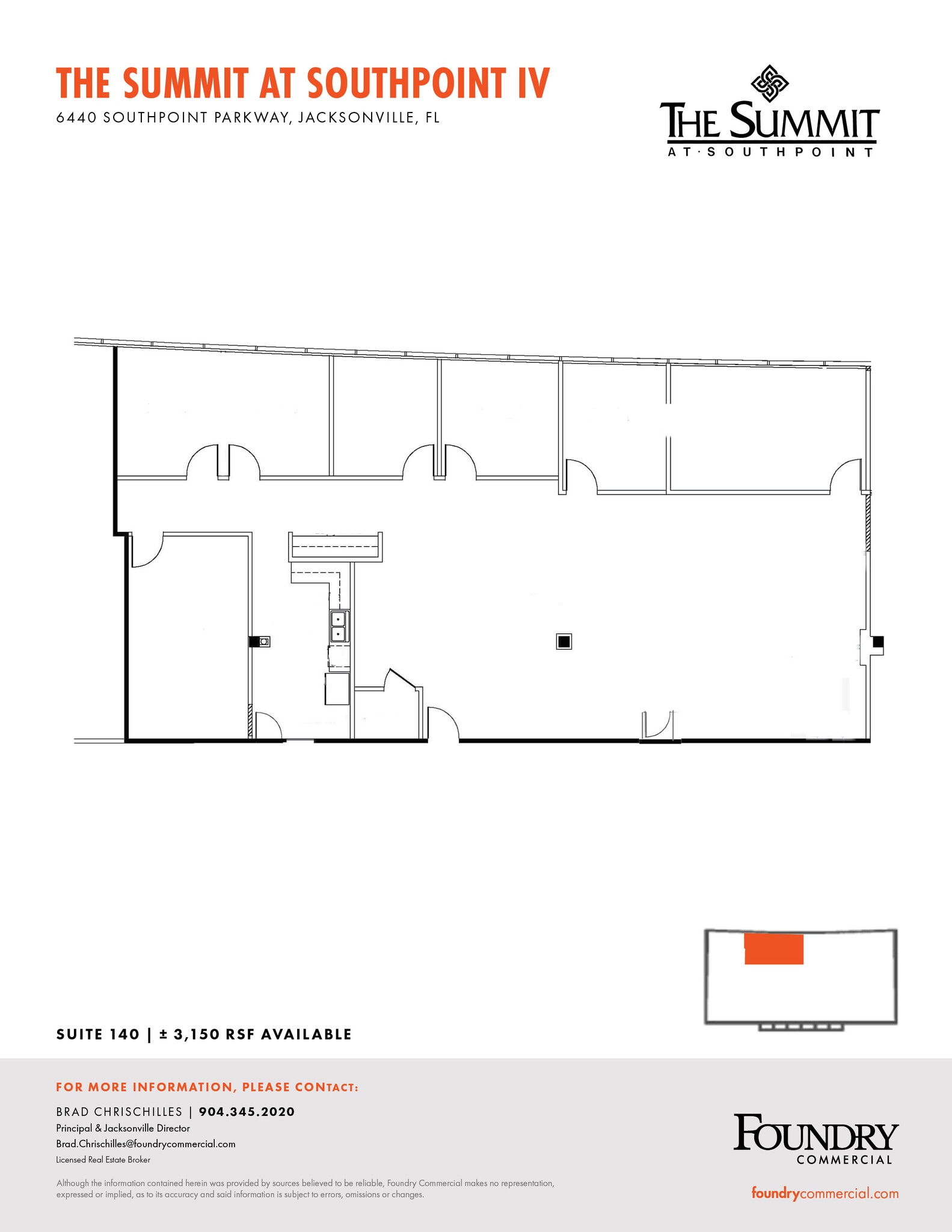6420 Southpoint Pky, Jacksonville, FL à louer Plan d’étage- Image 1 de 1