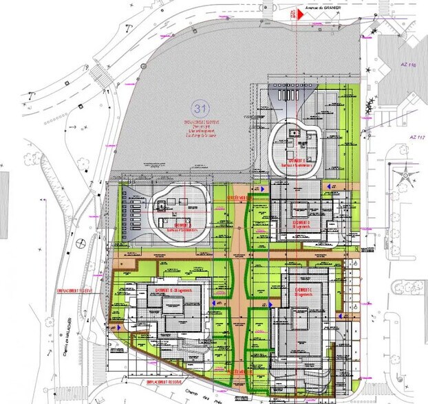 6 Chemin De Malacher, Meylan for sale - Site Plan - Image 3 of 3