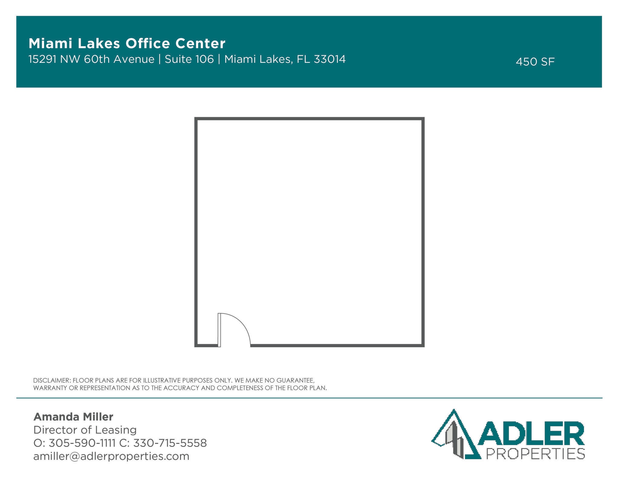 15291-15327 NW 60th Ave, Miami Lakes, FL for lease Floor Plan- Image 1 of 1