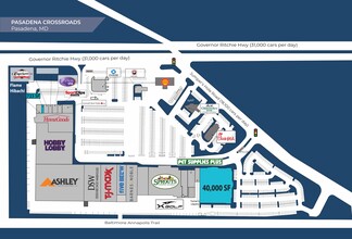 8036-8120 Ritchie Hwy, Pasadena, MD for lease Site Plan- Image 1 of 2