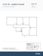1775 St James Pl, Houston, TX for lease Floor Plan- Image 1 of 1