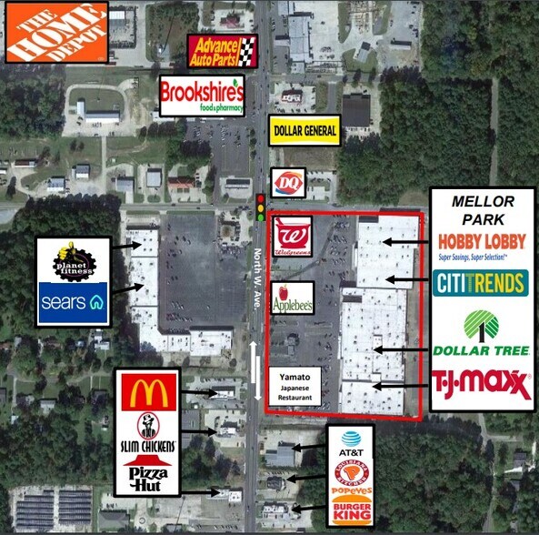1865-2003 N West Ave, El Dorado, AR for lease - Aerial - Image 3 of 11