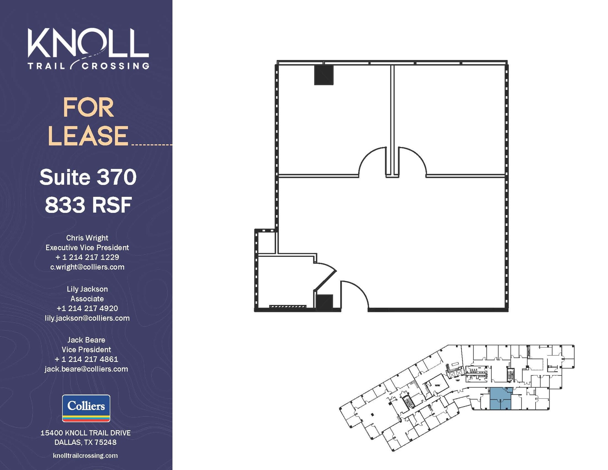 15400 Knoll Trail Dr, Dallas, TX for lease Floor Plan- Image 1 of 1