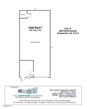 9810-9820 Owensmouth Ave, Chatsworth, CA à louer Plan d  tage- Image 1 de 1