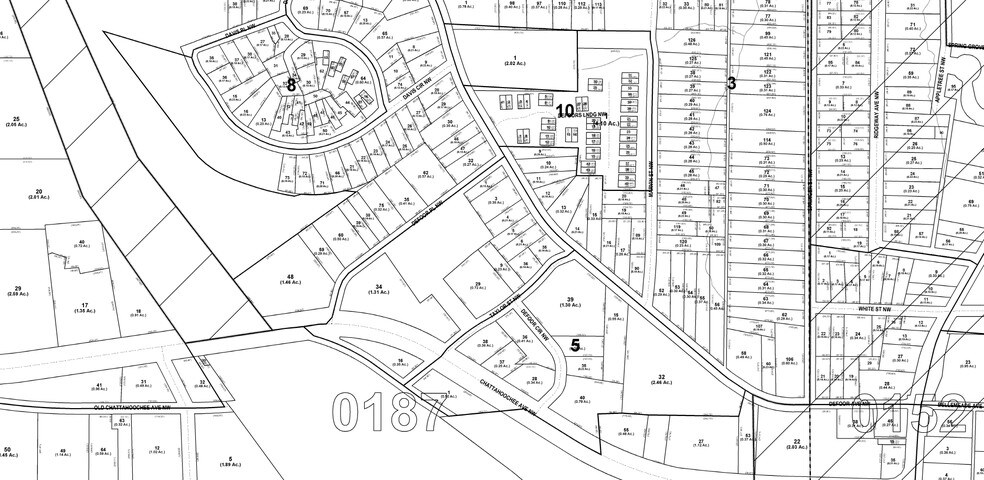 1175 Chattahoochee Ave NW, Atlanta, GA for lease - Plat Map - Image 2 of 21