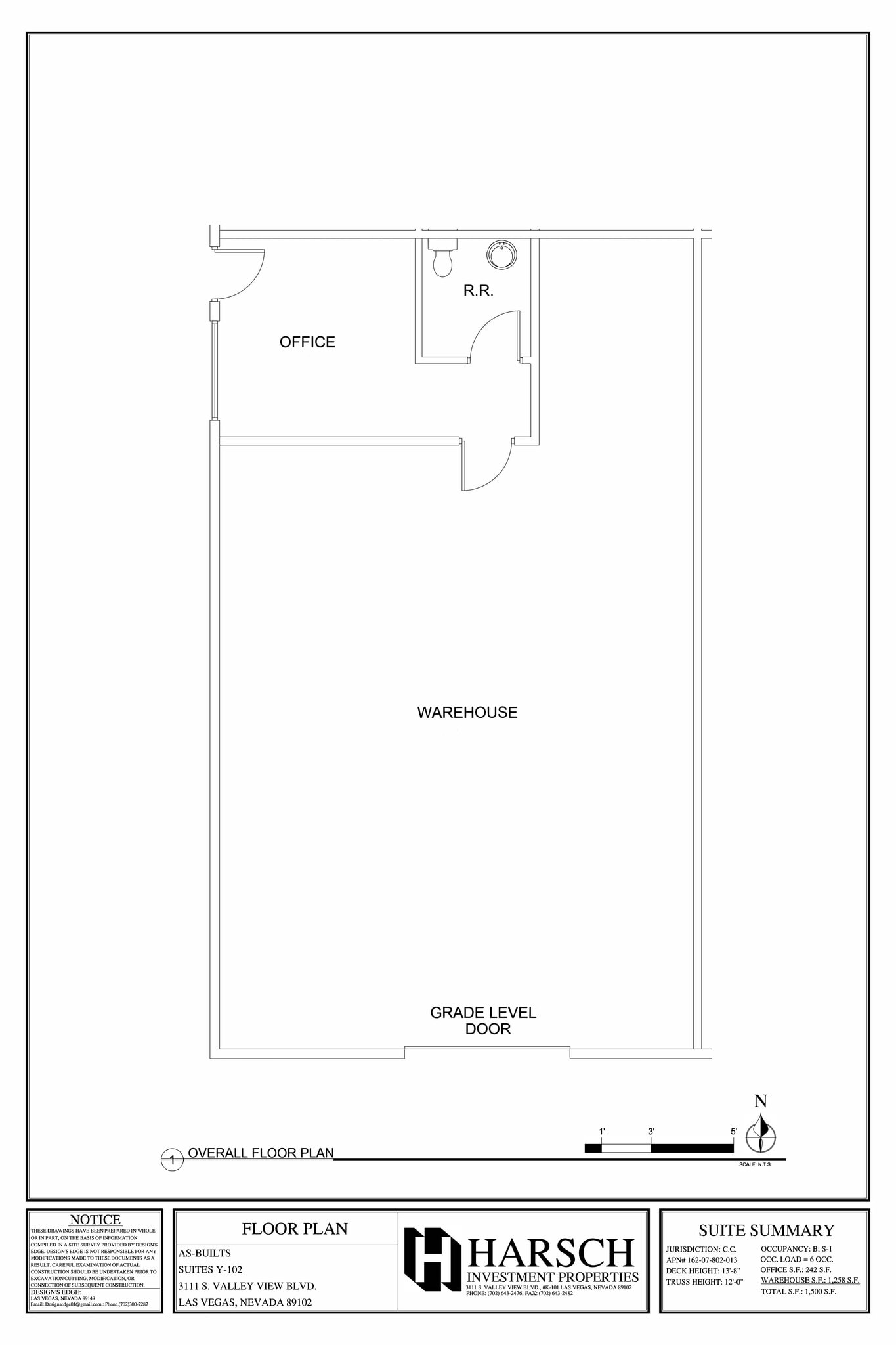 3111 S Valley View Blvd, Las Vegas, NV à louer Plan de site- Image 1 de 1