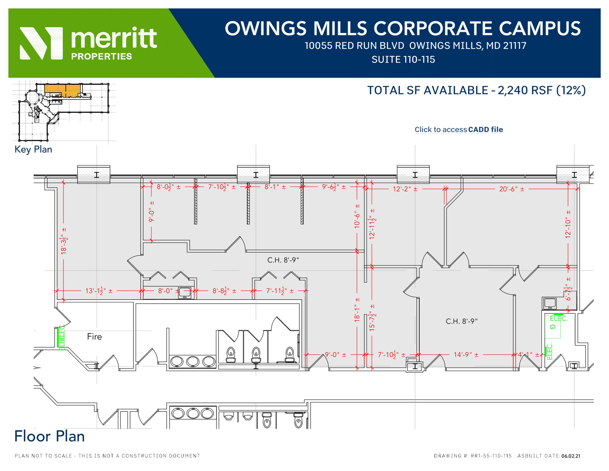 10045 Red Run Blvd, Owings Mills, MD for lease Floor Plan- Image 1 of 1