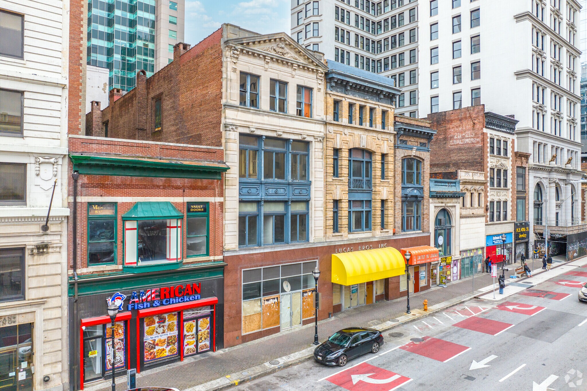 219-225 E Baltimore St, Baltimore, MD à vendre Photo principale- Image 1 de 16