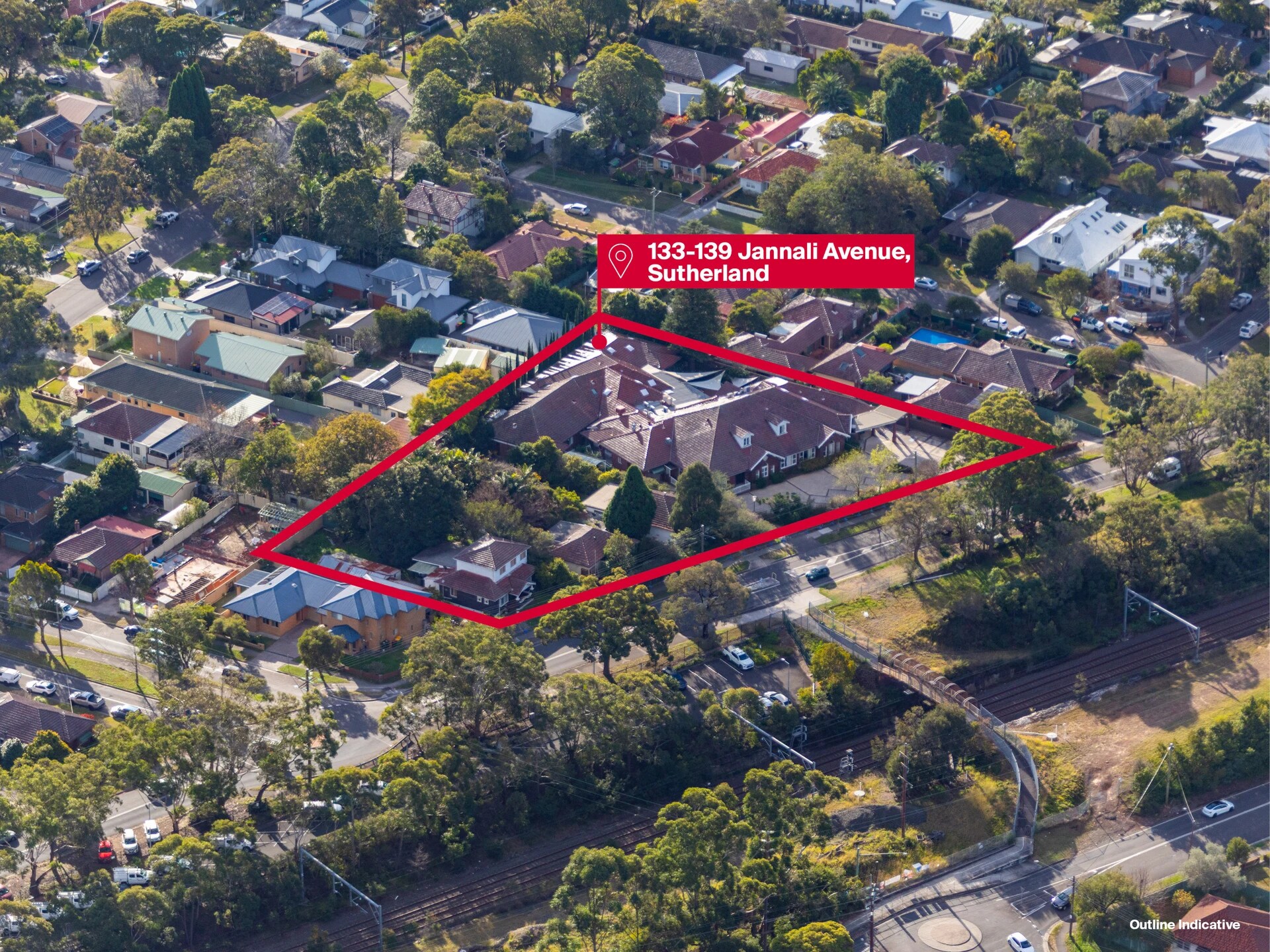 133-139 Jannali Ave, Sutherland for sale Aerial- Image 1 of 6