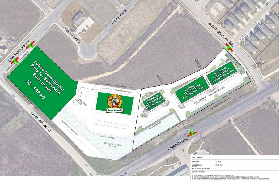 Yarrington Rd & Camino Real, San Marcos, TX à vendre - Photo du bâtiment - Image 3 de 12