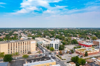 5600 W Addison St, Chicago, IL - AÉRIEN Vue de la carte