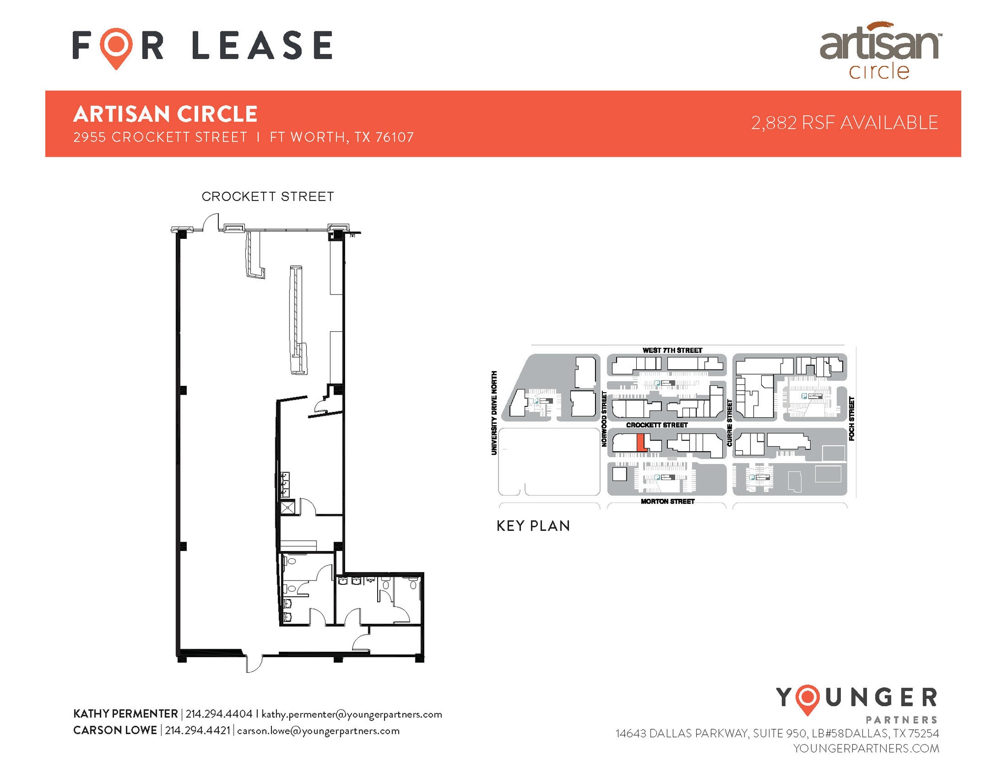 2973 W 7th St, Fort Worth, TX for lease Floor Plan- Image 1 of 1