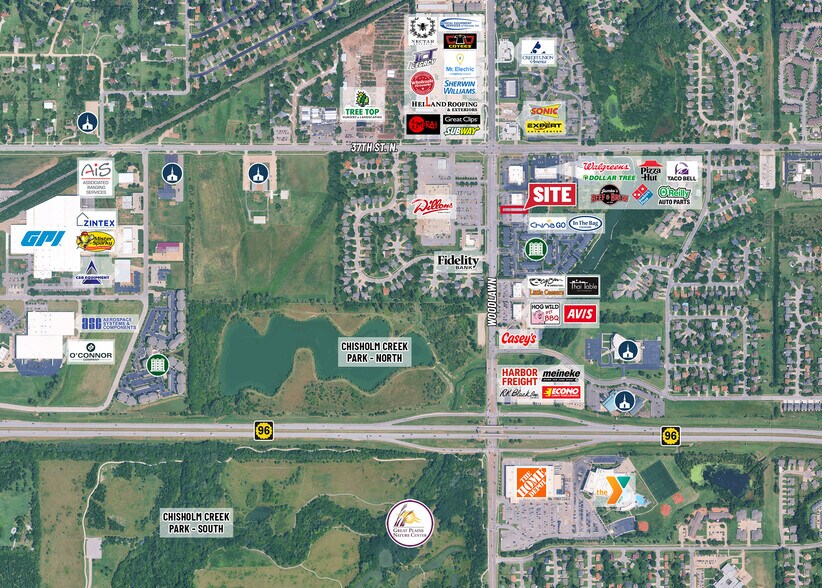 3700-3708 N Woodlawn Blvd, Wichita, KS à louer - Photo du bâtiment - Image 3 de 3