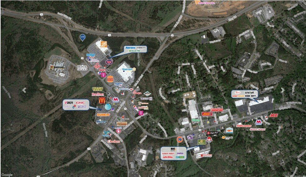 2150 W Spring St, Monroe, GA à vendre - Aérien - Image 3 de 5