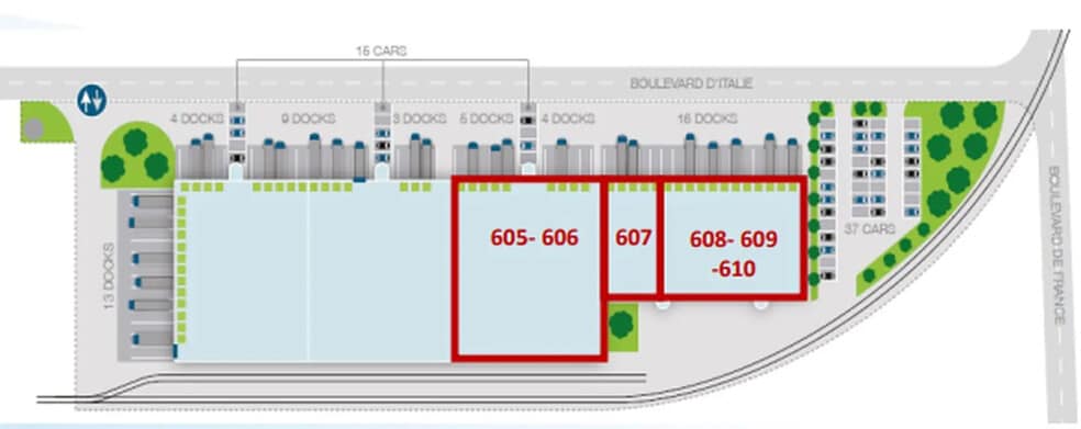 Industriel dans Lieusaint à louer - Plan de site - Image 2 de 10