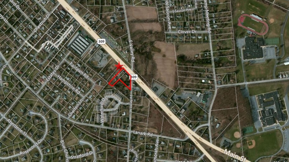 5270 Route 309, Center Valley, PA à vendre - Aérien - Image 2 de 5
