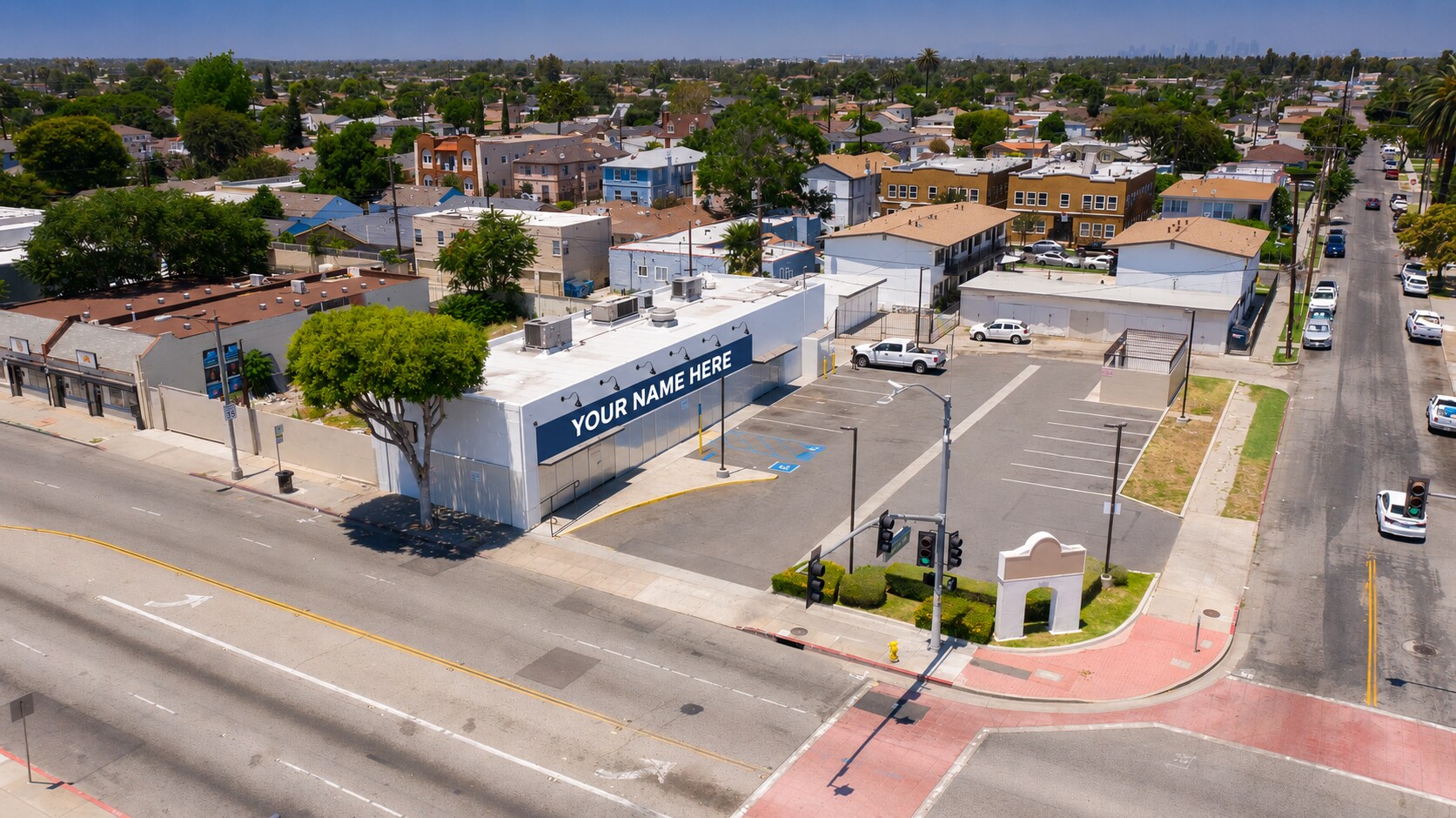 307 W Compton Blvd, Compton, CA à louer Aérien- Image 1 de 9