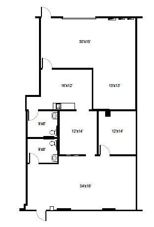 3212-3214 Belt Line Rd, Farmers Branch, TX à louer Plan d’étage- Image 1 de 1