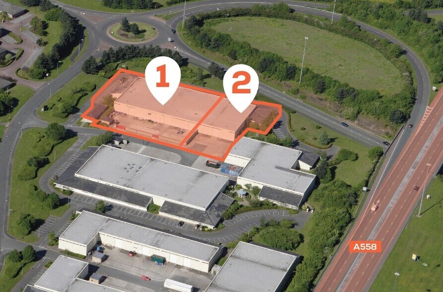 Manor Park Industrial Estate, Runcorn for lease - Aerial - Image 3 of 8