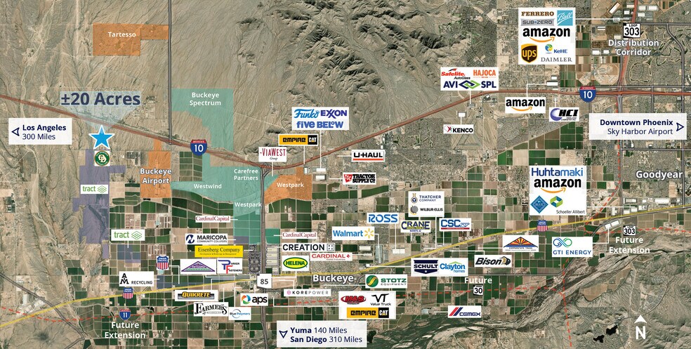 SWC of Johnson Road & I-10, Buckeye, AZ à vendre - Photo du bâtiment - Image 2 de 2