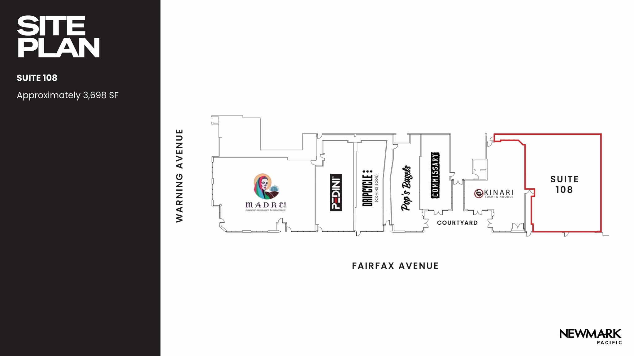 801 N Fairfax Ave, Los Angeles, CA for lease Site Plan- Image 1 of 9